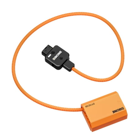 ZGCINE D-Tap to FZ100 Dummy Battery Cable 60CM/1.97FT Replacement for NP-FZ100 Battery forSony A7III FX3 FX30 ZV-E10 II A7 IV A6700 A7R IV A7C II A7S III A7R IV