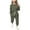 Army Green., variant on Agkizg 2PC Striped Long Sleeve Top Pants Set Casual Summer Outfits (Girl's or Girl's Plus),2-Piece Set