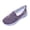 Purple, variant on Pull-on Shoes for Women Lightweight L𝗈afers Shoes Comfortable Cushion Athlet𝗂c Shoes Breathable Non-S𝗅ip Trainers Shoes Casual Knit Walking Shoes Wide Width Workout Shoes
