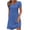 Blue #2, variant on Women's Casual Dresses UK Elegant Party Summer Leaf Sleeves Hollow Neckline Dress Long Skirt Plus Size Ladies Wedding Guest Formal Cocktail Dresses Clubbing Evening Gowns