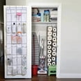 thumbnail image 3 of Zapatero colgante para puerta, bolsa de almacenamiento colgante con 24 bolsillos, zapatero colgante, organizador colgante multifunción para dormitorio, baño, 3 of 3