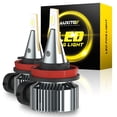thumbnail image 1 of Bombilla LED antiniebla AUXITO H11 H8 H16 6500 K, luz blanca fría, x2, 1 of 7