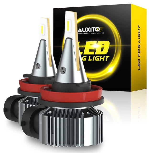Bombilla LED antiniebla AUXITO H11 H8 H16 6500 K, luz blanca fría, x2