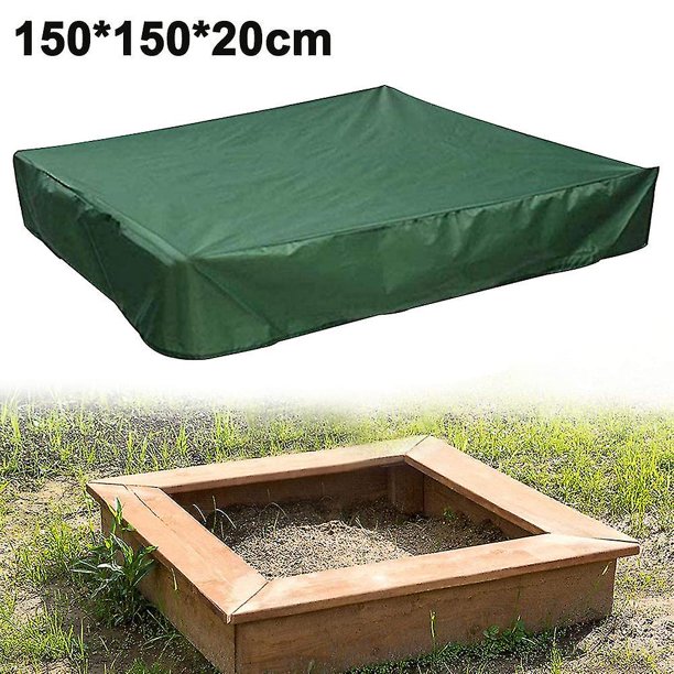 Cubierta para arenero, cubierta cuadrada para arenero a prueba de polvo, impermeable, de tela Oxford