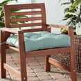 thumbnail image 2 of Greendale Home Fashions Tufted Outdoor 20'' x 20'' Seat Cushion, Seaglass, 2 of 7