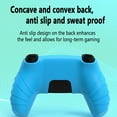 thumbnail image 3 of Funda protectora de silicona con agarre antideslizante para mando de PlayStation 5, incluye pegatinas para el botón basculante, funda antisudor para el mango y accesorios para videojuegos, 3 of 5