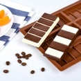thumbnail image 4 of Moldes para barra de chocolate, moldes de silicona para proteínas y barra de energía, moldes para chocolate y dulces, paquete de 2 silicona de grado alimenticio, 4 of 5