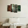 thumbnail image 2 of Elephant Stock Sunkissed Sequoia Trees Wall Art - Horizontal Multi Panel Canvas - Living Room Wall Decor - Floral And Botanical Multi Panel - Green And Brown Decor - 36" x 22", 2 of 8