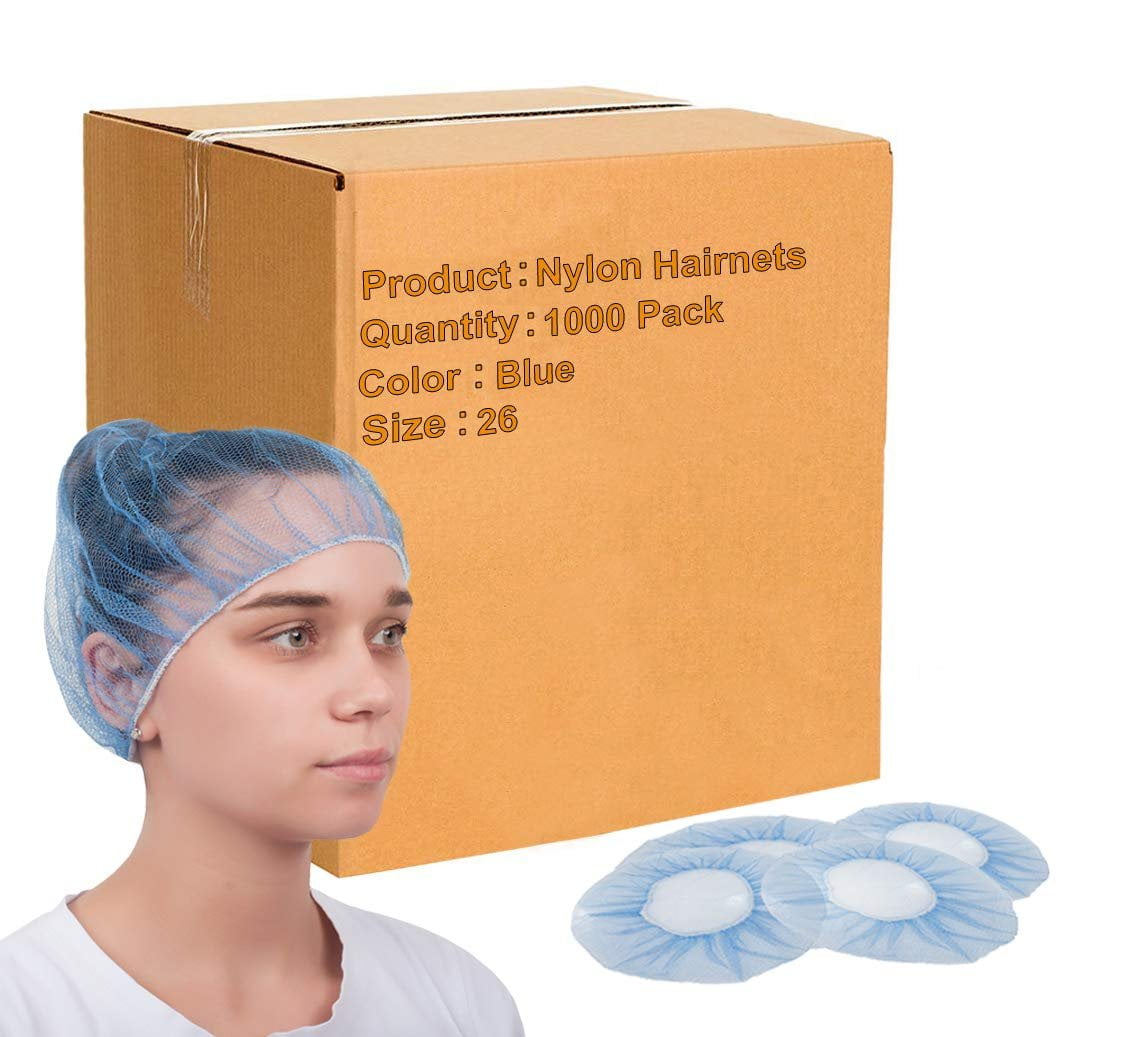 1000 Pack Blue Nylon 26" size. Disposable blue