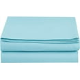thumbnail image 1 of Mocassi 1500 Thread Count (3 Pack) Flat Sheet,King, Aqua, 1 of 3