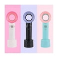 thumbnail image 2 of Rechargeable Mini Hand Fan Small Battery Fan Bladeless & Portable Fan For Travel, Camping, Bedroom_Perfect Gift, 2 of 5