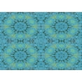 thumbnail image 1 of Ahgly Company Indoor Rectangle Patterned Dark Cyan Green Area Rugs, 3' x 5', 1 of 6