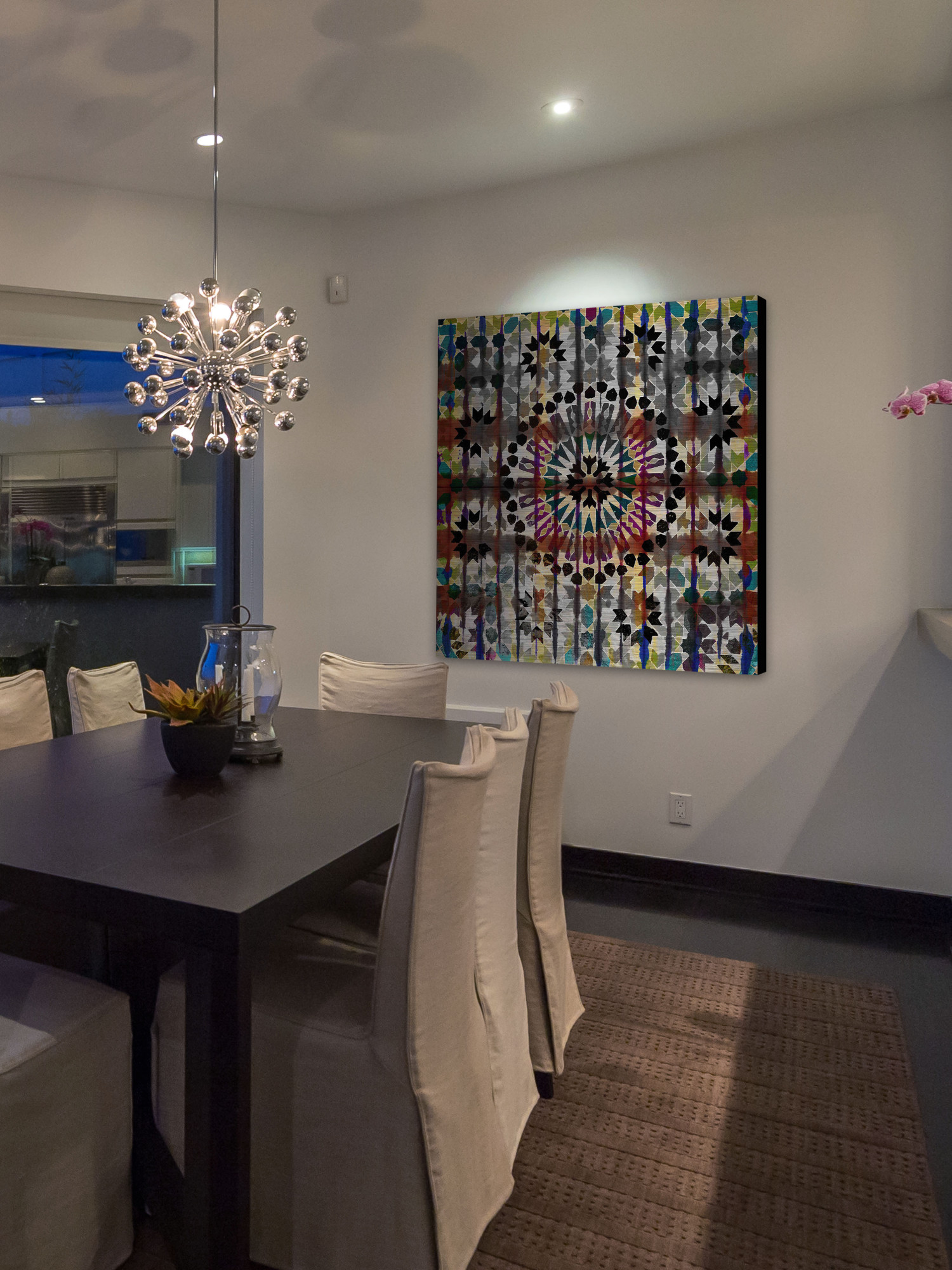 Parvez Taj Assahrij Art Print on Brushed Aluminum