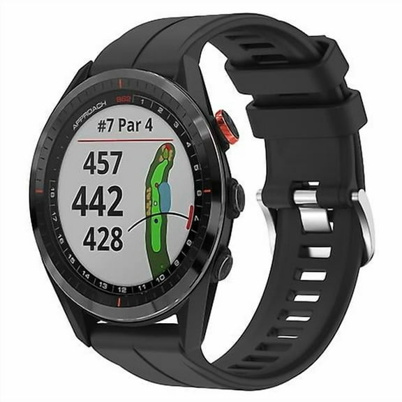For Garmin Approach S62 22mm Silicone Sports Watch Band