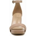 thumbnail image 3 of Naturalizer Womens Joy Ankle Strap Heeled Dress Sandal,Creme Brulee Beige Leather,11 Wide, 3 of 5