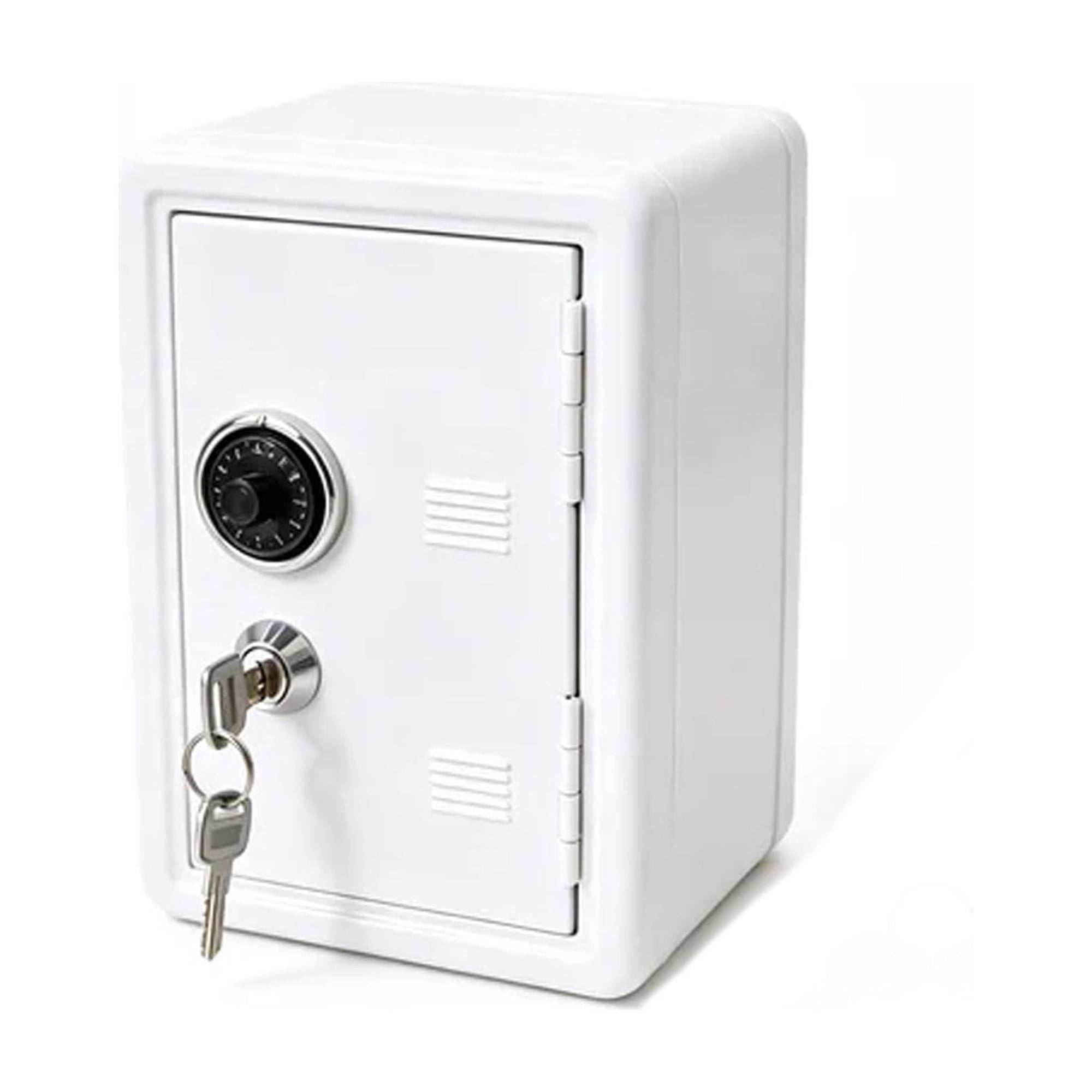 ACDANC 2026 New Kids Bank Locker Compact and Exquisite Safe Box Savings & Decoration Dual Key Protection Lock Box for Kids Home Office White