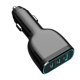 thumbnail image 2 of Puntoco 95W Power Pd Carga de coche portátil 3 puertos Usb carga rápida Qc3.0 convertidor de encendedor de cigarrillos cargador de coche, 2 of 6