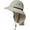 94599_lightgrey(waterproof), variant on Waterproof Sun Hat Men's Wide Brim Sun Protection Hat Outdoor Trekking Hat with Neck Protection Safari Summer Hat Foldable Dark Grey M/L