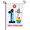 Garden Flag-4, variant on Number 1 Dad Garden Flag 12×18in Double Sided, Family Themed Yard Banner, Warm Daily Outdoor Decoration for Porch, Lawn, Patio, Courtyard and Farmhouse Home Accent