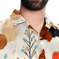 thumbnail image 5 of Squirrel Men's Short Sleeve Beach Shirts, Casual Poplin Button Down Shirt, Summer Casual Printed Unisex Shirts, 5 of 6