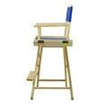 thumbnail image 3 of Casual Home 24"" Director'S Chair Natural Frame With Royal Blue Canvas Counter Height, 3 of 5