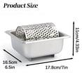 thumbnail image 3 of Stainless Steel Butter Roller Dispenser for Even Spreading,Burger Butter Wheel with Smooth Roll Design for Kitchen Use,Easy Clean Butter Spreader,burger tool,butter spreader,Silver,1PC, 3 of 9
