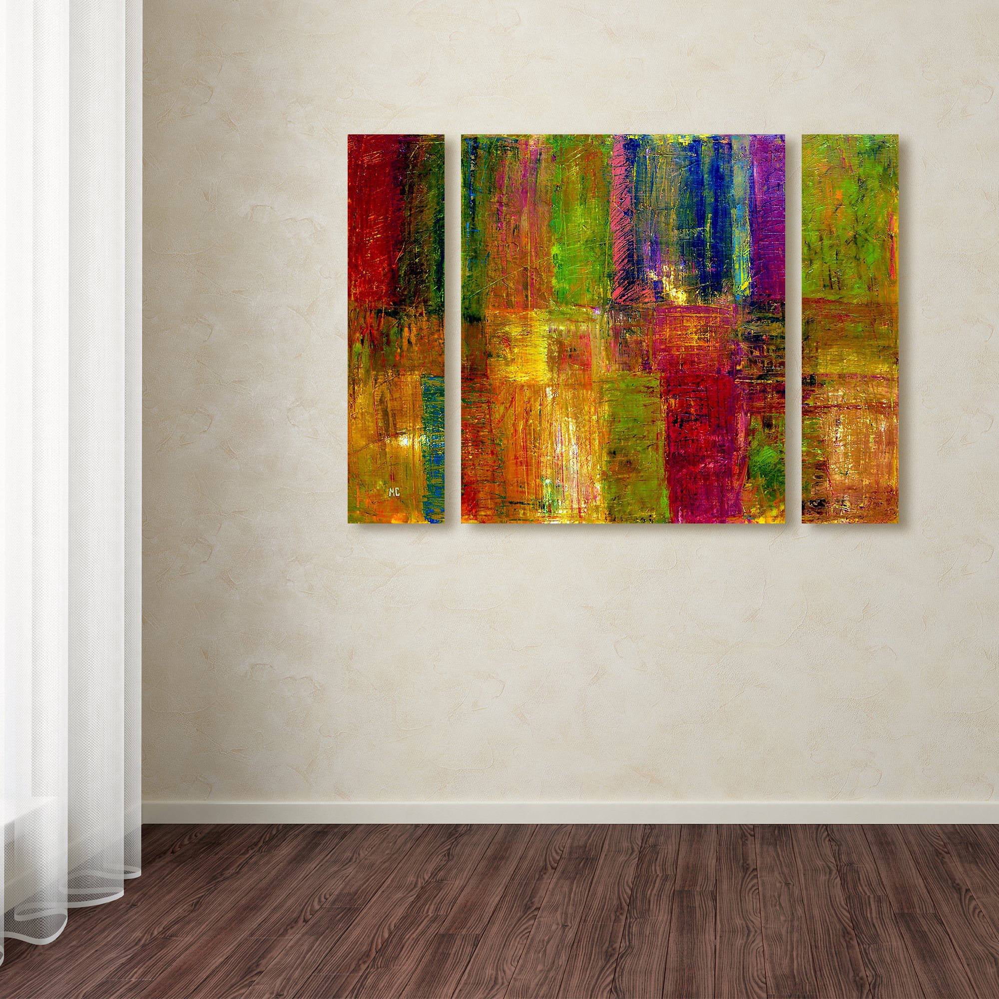 Michelle Calkins "Color Abstract" Multi Panel Art Set