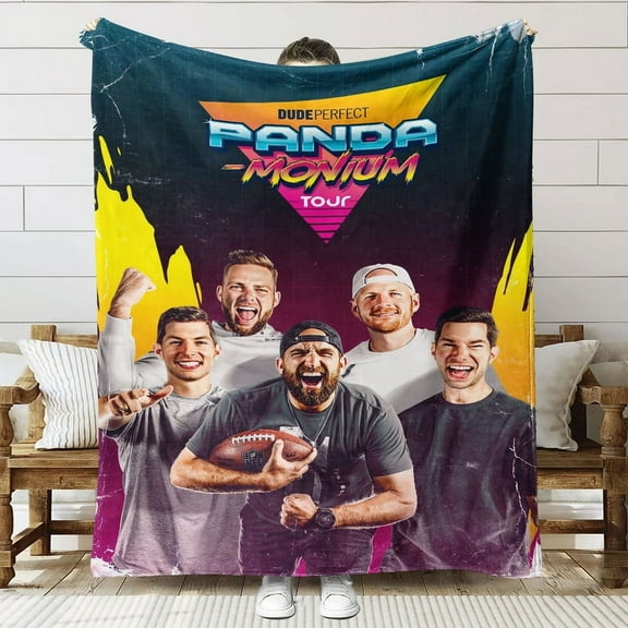 Dude Perfect Throw Blanket Gifts for Fans Lover Girls Boys Women Present Hoodie Him Bed 60"x80"