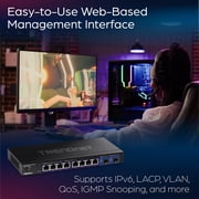 TRENDnet TEG-3102WS, 10-Port Multi-Gig Web Smart Switch