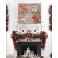 thumbnail image 2 of Awkward Styles Christmas Wall Art Tapestry Hanging Christmas Deers Home Decor Prints, 2 of 2