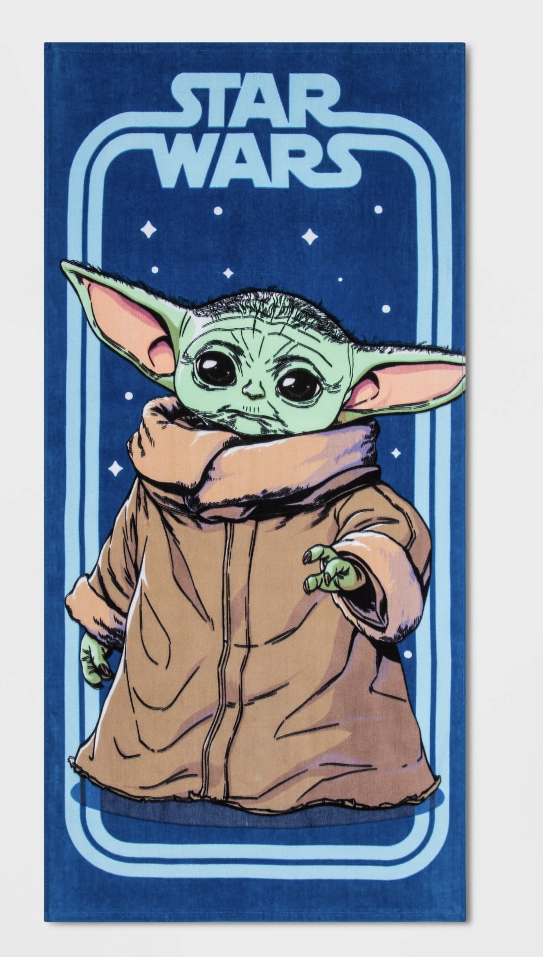 Star Wars The Child Vintage Beach Towel Blue
