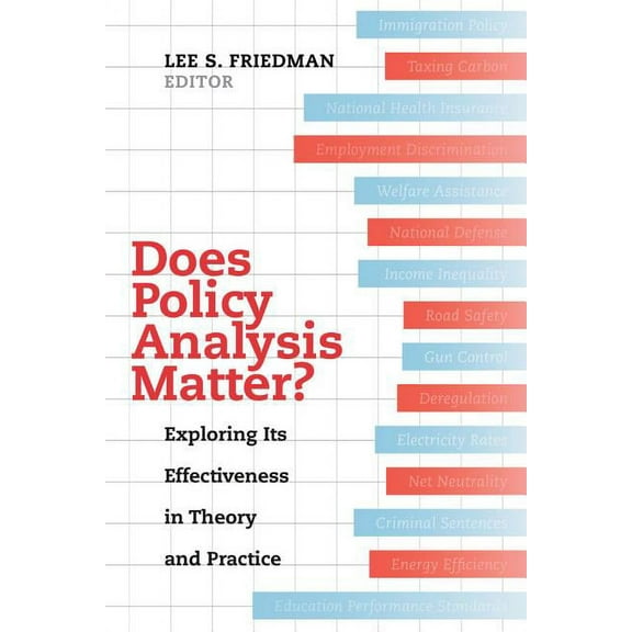 Wildavsky Forum Series: Does Policy Analysis Matter? : Exploring Its Effectiveness in Theory and Practice (Series #10) (Edition 1) (Paperback)