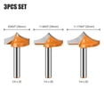 thumbnail image 2 of 1-3pcs Shank Woodworking Router Bit Set ,Tip Engraving Router Bit Door Plate Numerical Control Engraving Machine Tools ,Great Multi-Purpose Application, 2 of 3