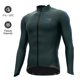 thumbnail image 3 of LAMEDA Maillot de ciclismo para hombre Ropa de ciclismo de invierno Cortavientos Manga larga MTB Ropa reflectante para bicicleta MTB Ropa térmica polar para mantenerse abrigado, 3 of 5