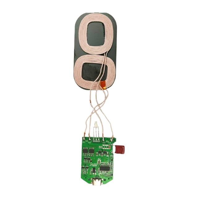 Módulo de carga de doble bobina, placa de circuito PCBA de alta potencia, bricolaje, compacto, universal para dispositivos domésticos y de coche.