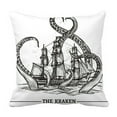 thumbnail image 1 of Funda de Almohada Barco Pulpo ABPHQTO Protector de Almohada Cama 45x45 cm, 1 of 1
