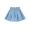 Light Blue, variant on Girls Denim Skirt Floral Embroidered Chambray A-Line Summer Skirt Casual Jean Skirts for Girls, Blue, Sizes 7-8Y