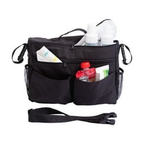 J.L. Childress Cool 'N Cargo Universal Insulated Stroller Cooler and Organizer, Black. Adult Use.