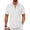 White, variant on Uwinwear Mens Knit Polo Shirts Solid Color Short Sleeve Textured Polo Shirt Quarter Zip Collar Tee Casual Stretch Summer Golf Tops,Khaki,XXXL