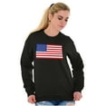 thumbnail image 5 of Classic American Flag USA Pride Sweatshirt for Men or Women Brisco Brands S, 5 of 6