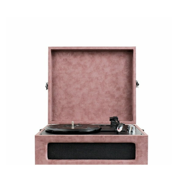 Monther Days Gift European-style Vinyl Record Player Speaker Phonograph Electric Phonograph Vinyl Record Player ,Simple Setup