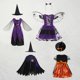 thumbnail image 2 of Disfraces de Halloween para niños Capa de bruja con sombrero JM, 2 of 2