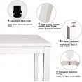 thumbnail image 2 of SOGES 63 inches Large Gaming Desk Computer Desk Workstation Office Desk White, 2 of 4