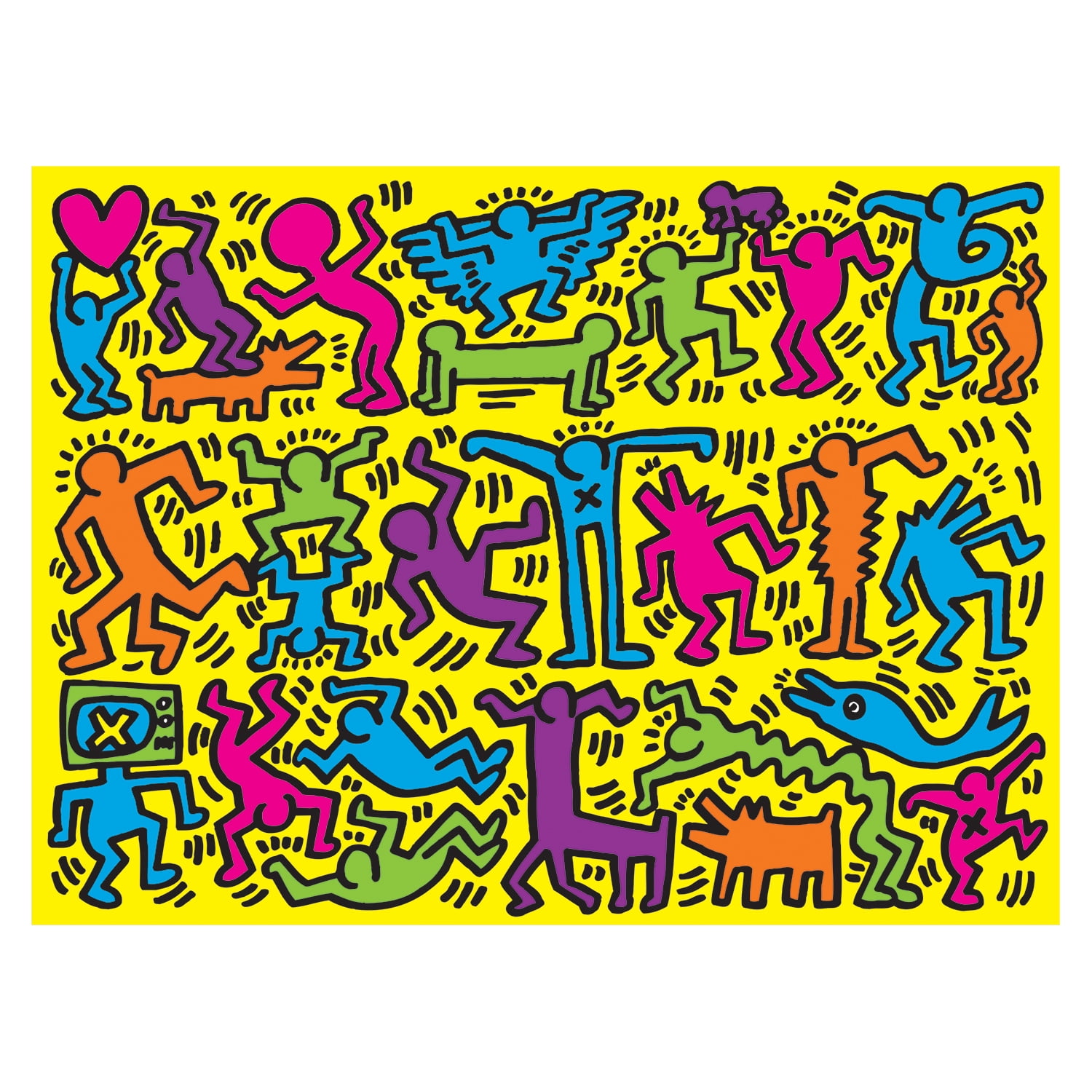 Keith Haring 500ピース両面ジグソーパズル キースヘリング Keith Haring 500ピース両面ジグソーパズル キースヘリング