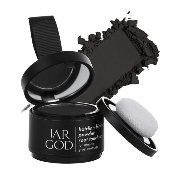 Hairline Powder Root Touch-Up Temporary Concealing Powder for Women & Men, Instant Gray Coveragey, 4g by Jargod