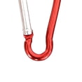 thumbnail image 4 of Ygjytge Clip Mosquetón Ligero Gancho en Forma D Accesorios Acampada (rojo) 10 Uds., 4 of 9