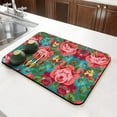 thumbnail image 3 of Washable Rubber Pioneer Dish Drying Mats for Kitchen Counter Home Large Coffee Bar Pad Accessories and Decor for Utensils Stemware 23.5''x15.5'', 3 of 7