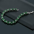 thumbnail image 4 of Gem Stone King 20.00 Ct Gorgeous Oval and Round 7 inches Sparkling Cubic Zirconia CZ Tennis Bracelet for Women, 4 of 4