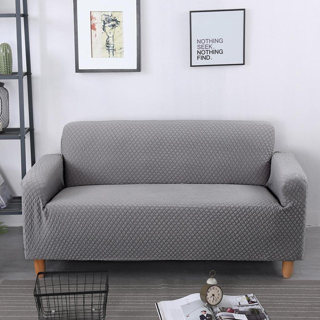 Comficent Sofá Cover Para Mascotas cara Anti-Deslizante Funda Protectora Apoyabrazos Cubierta Resistente A Suciedad gris Yotijar Funda de sofá Loveseat