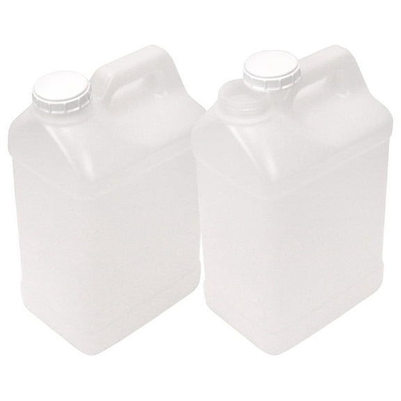 Natural 2.5 Gallon Plastic F- Jug, 2 Pack
